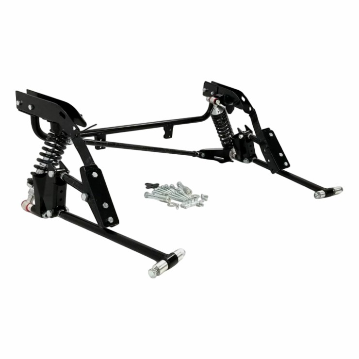 for Camaro 1967-69 Ss Z28 Specific Adjustable without Coilovers, Rear Parallel 4-link Kit with Panhard and Sway-bar Mount